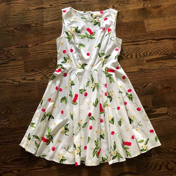 Grace Karin - Cherry Print Dress - Picture 1 of 13